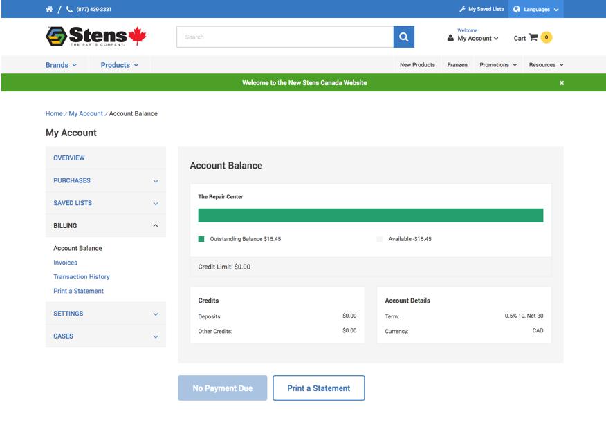 Pay Account Balance